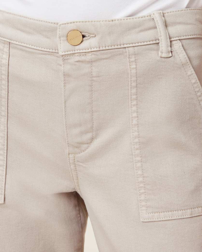 Duran Skinny Denim Cargo Jeans CREAM WHITE | ALLSAINTS